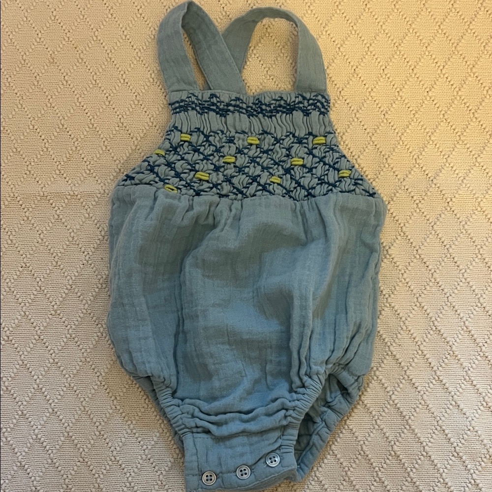 Zara Blue and Yellow Kids One Piece